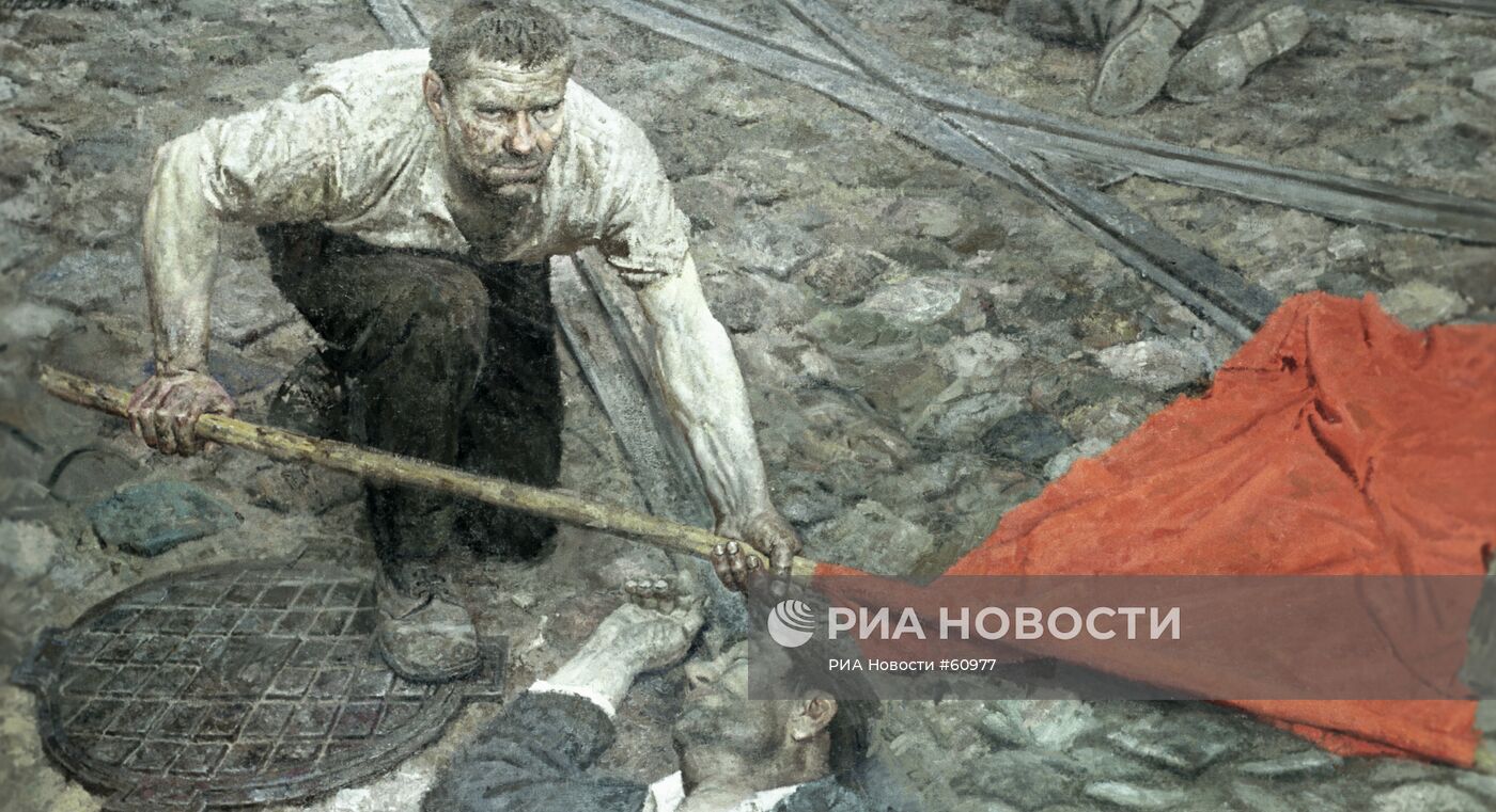 КОРЖЕВ "ПОДНИМАЮЩИЙ ЗНАМЯ"