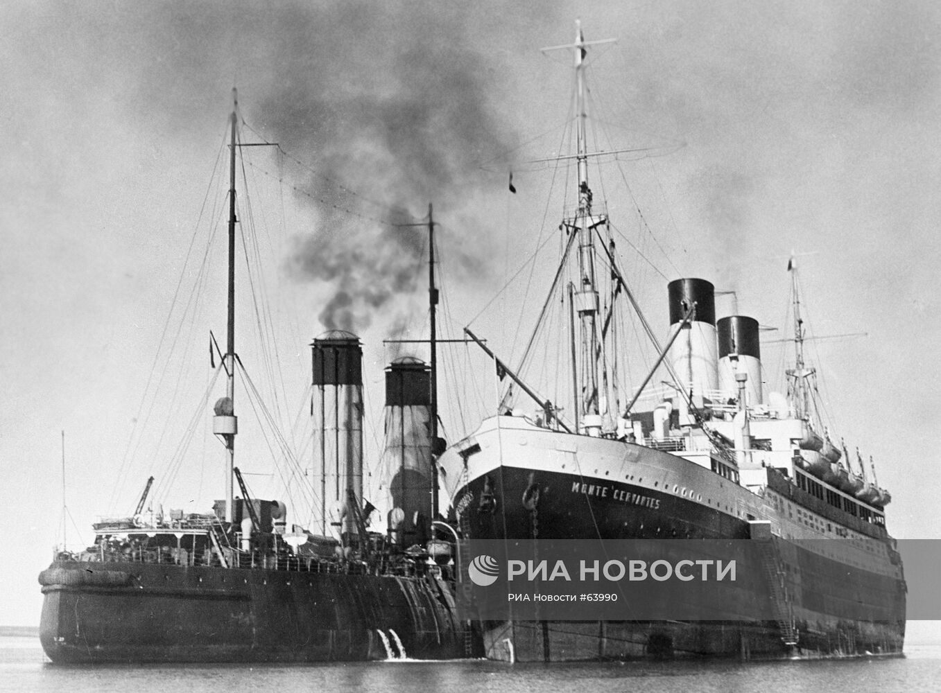 "КРАСИН" "МОНТЕ-СЕРВАНТЕС" СПАСЕНИЕ