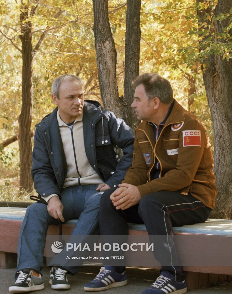 Владимир Джанибеков и Георгий Гречко