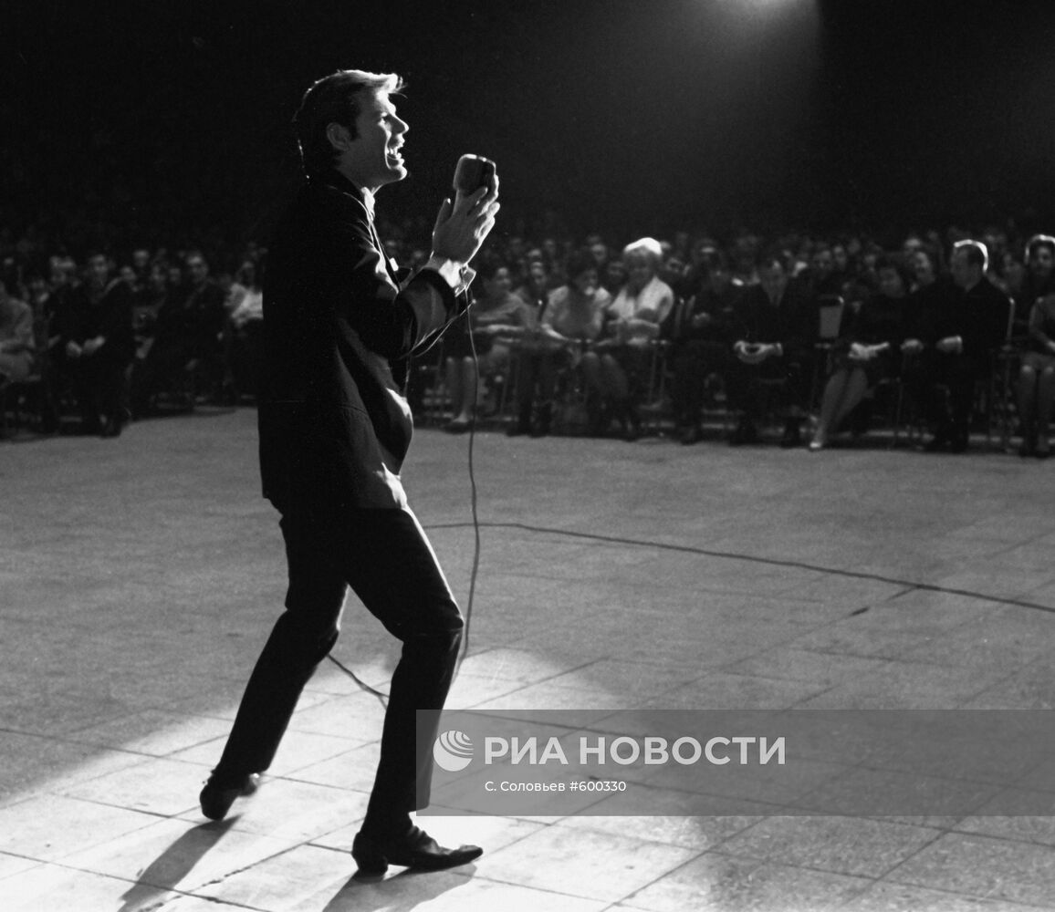 Гастроли американского певца Д.Рида в СССР