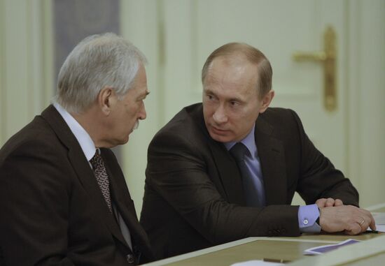 Владимир Путин и Борис Грызлов