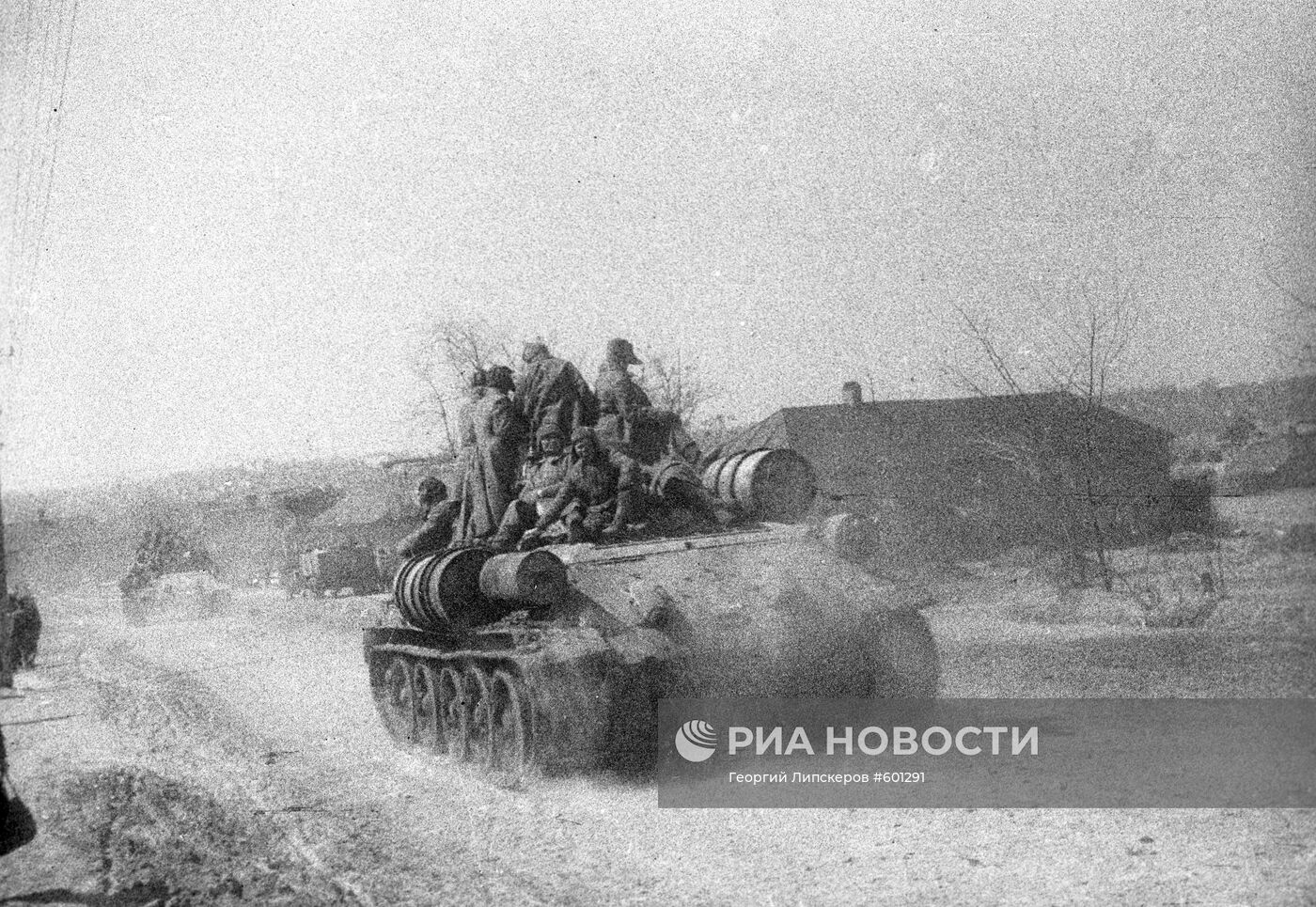 Танки 64-ой армии на подступах к Сталинграду
