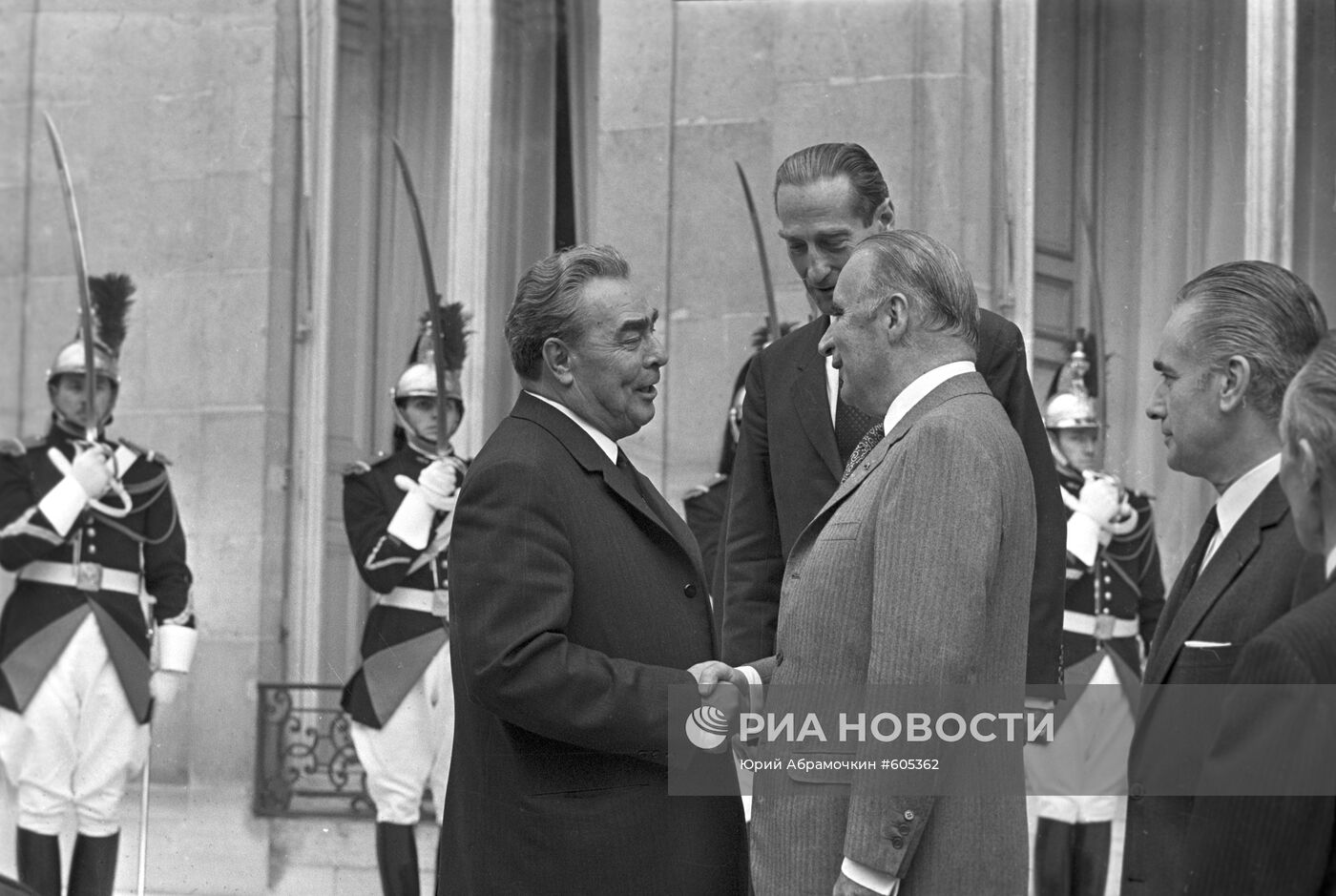 Леонид Брежнев Жорж Помпиду