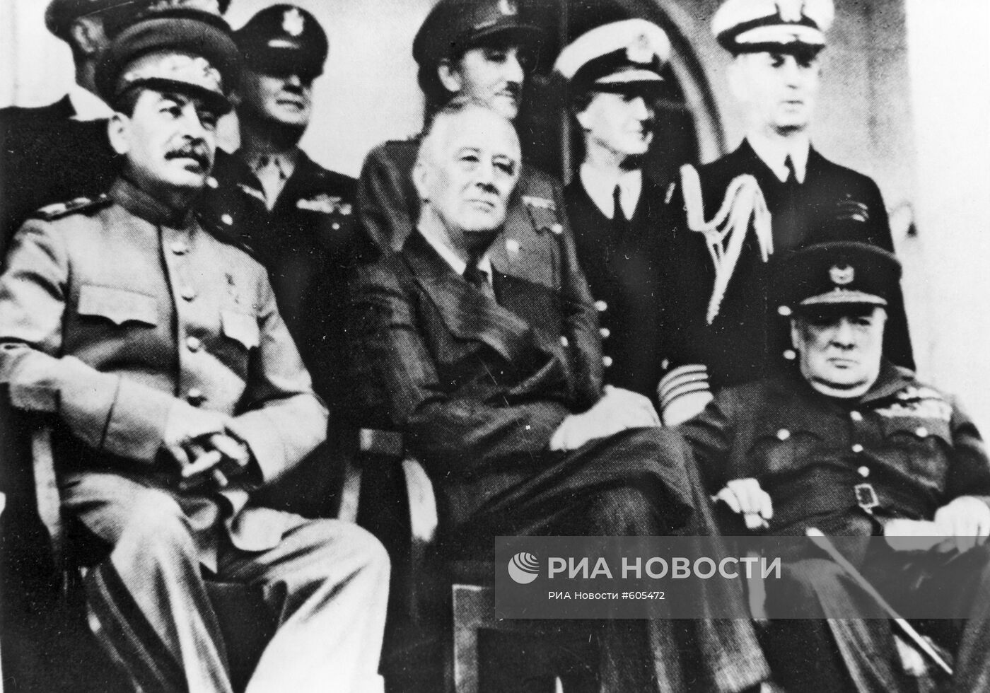 Иосиф Сталин, Франклин Рузвельт и Уинстон Черчилль