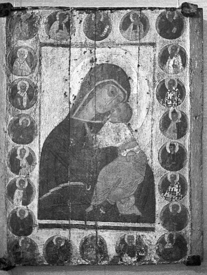 Репродукция иконы Богоматери