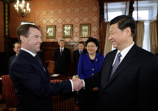 Встреча Дмитрия Медведева с Си Цзиньпином