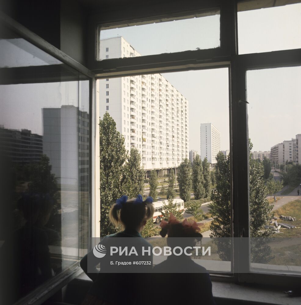 В одном из новых жилых районов города Киев