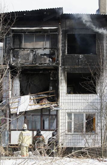 Взрыв газа в жилом доме в Подмосковье