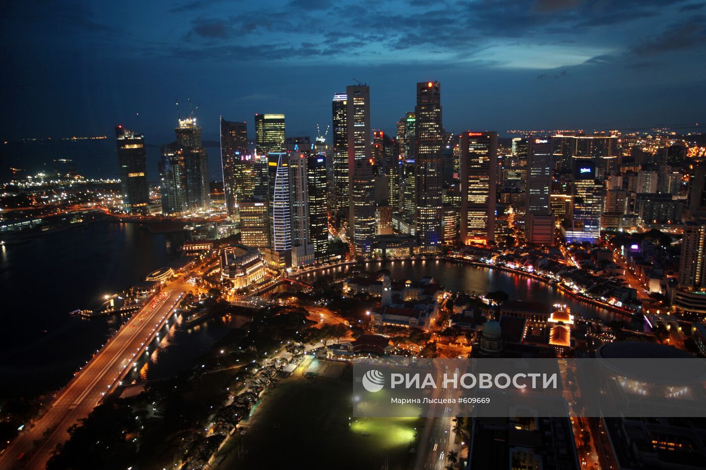 Вечерний Сингапур