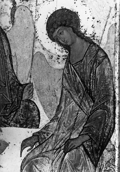 Фрагмент иконы "Троица"