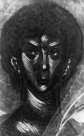 Фрагмент иконы "Дева Мария"