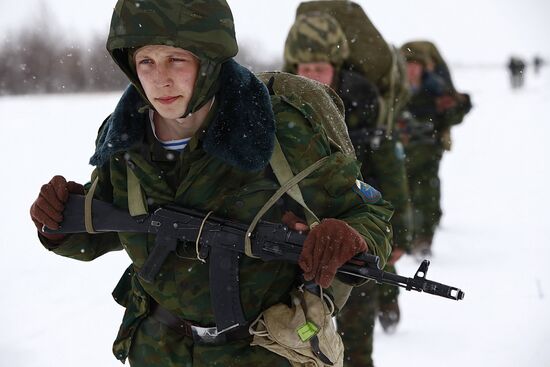 Прохождение службы солдатами в воинской части в Иваново