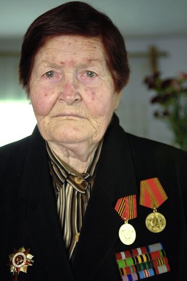 Валентина Шульгина - ветеран ВОВ, проживающая в Абхазии