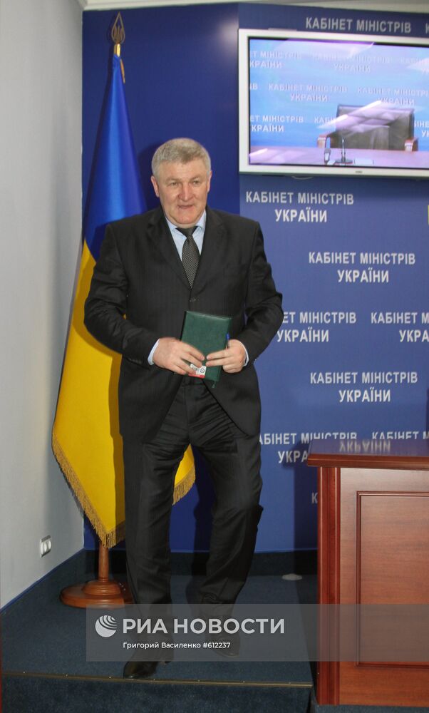 Пресс-конференция министра обороны Украины Михаила Ежеля
