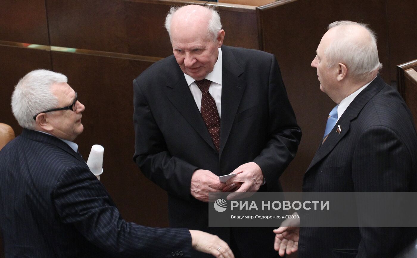 Константин Титов, Егор Строев, Эдуард Россель