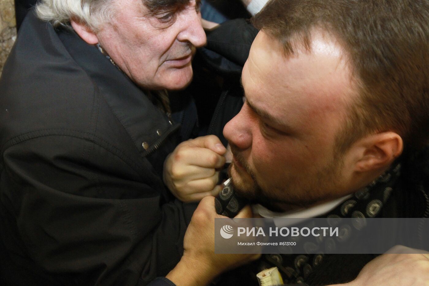 Константин Переверзев, ударивший правозащитницу Л.Алексееву