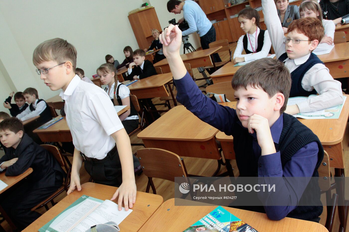Учащиеся красноярской школы