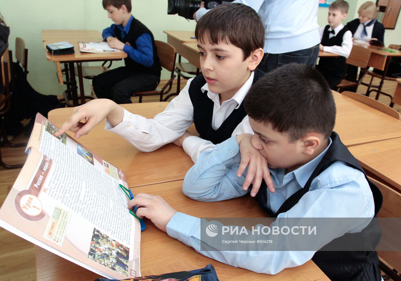 Учащиеся красноярской школы