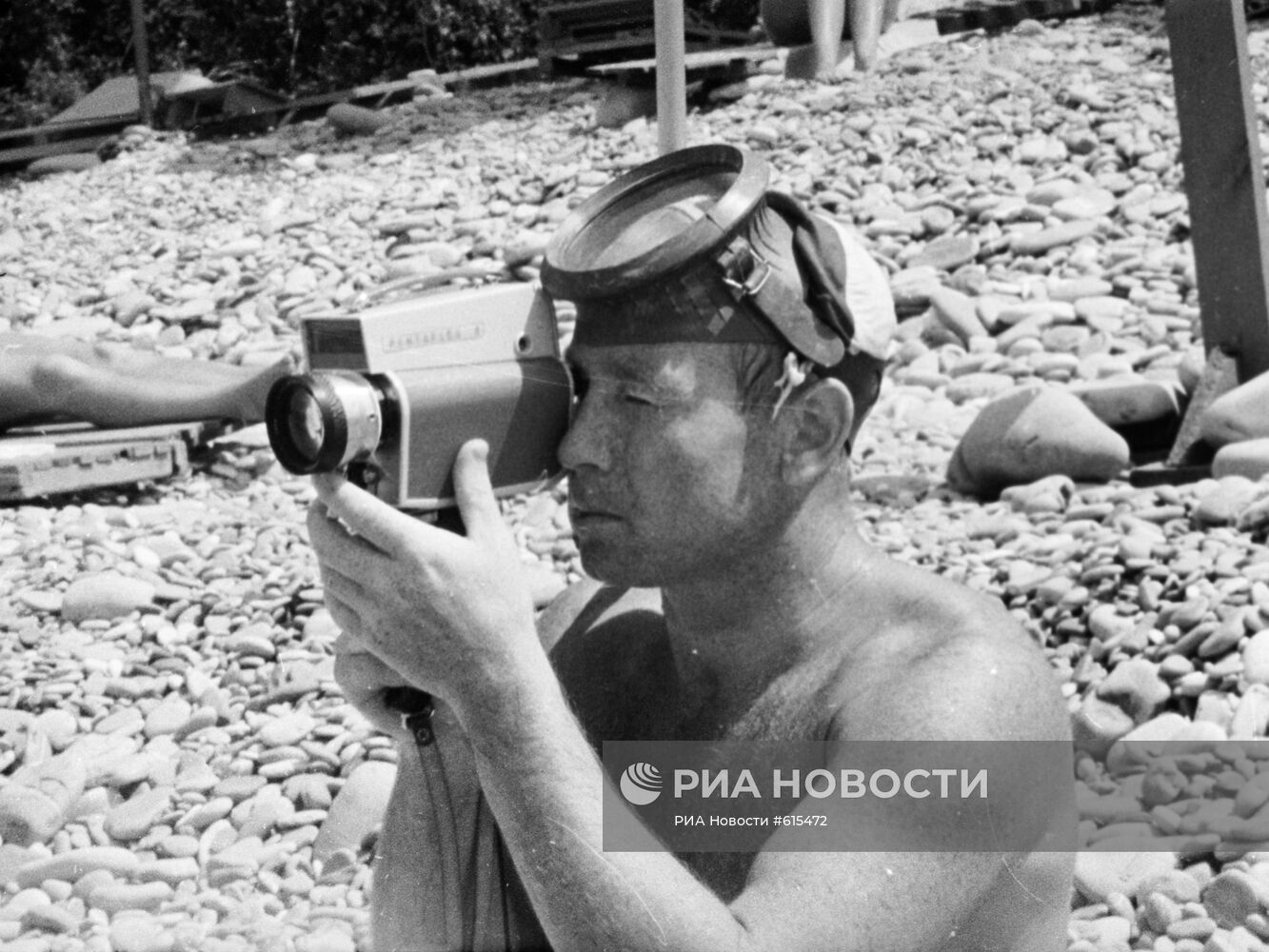 Алексей Леонов на отдыхе