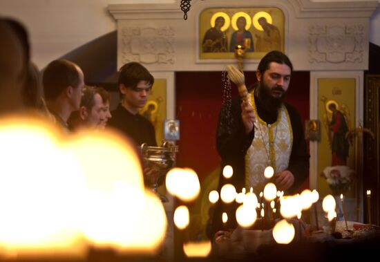 Освящение пасхальных куличей