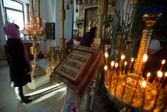 В соборе Преображения Господня