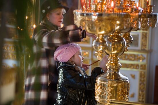 В соборе Преображения Господня