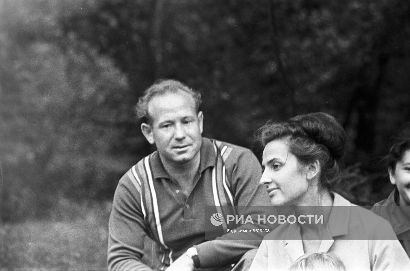 Алексей Леонов с женой Светланой