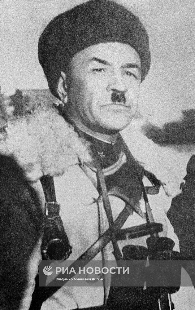 Командир 316-й стрелковой дивизии, генерал-майор И.В.Панфилов
