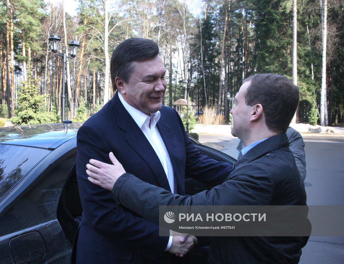 Встреча Дмитрия Медведева и Виктора Януковича