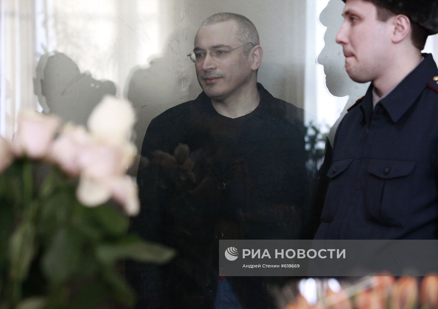 Михаил Ходорковский в Хамовническом суде Москвы