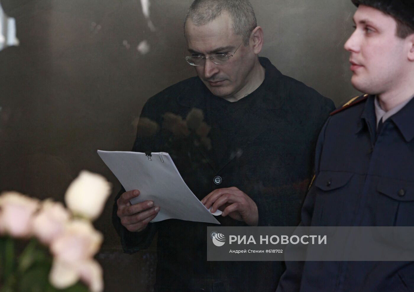 Михаил Ходорковский в Хамовническом суде Москвы