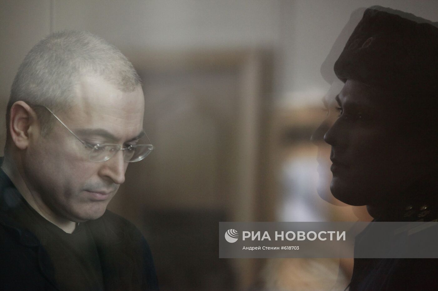 Михаил Ходорковский в Хамовническом суде Москвы