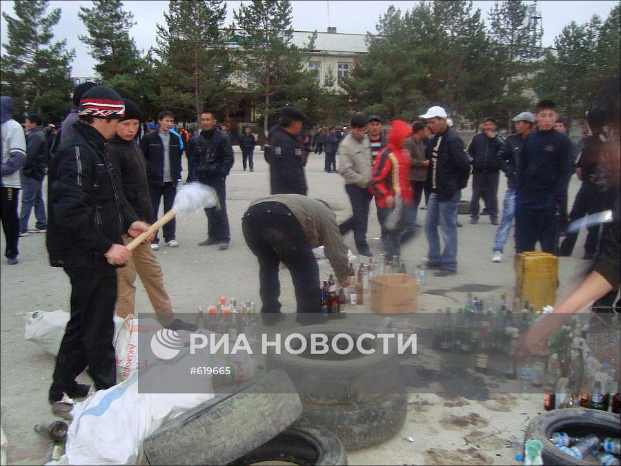 Беспорядки в киргизском городе Таласе