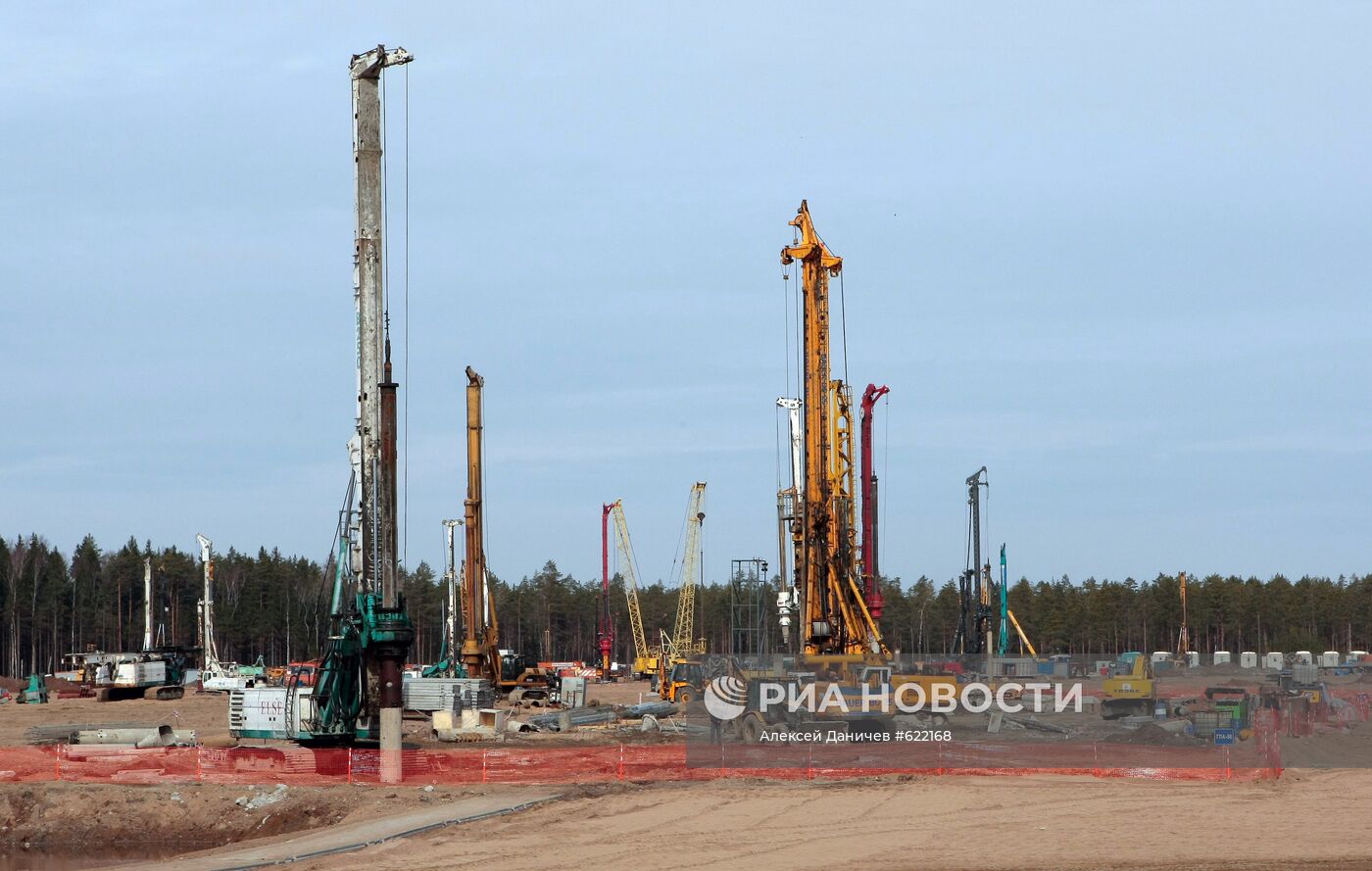 Строительство газовой компрессорной станции "Портовая"