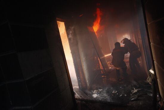 Пожар в здании Генеральной прокуратуры