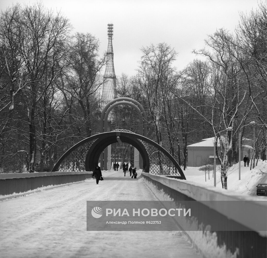 Фрунзенский мост и Шуховская башня