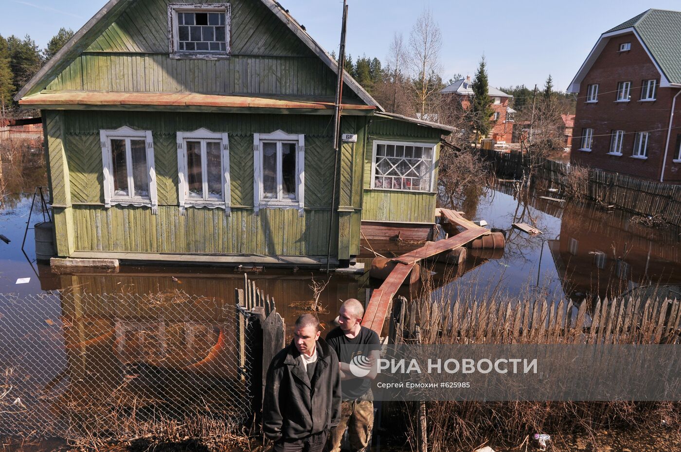 Подтопление домов в Ленинградской области | РИА Новости Медиабанк