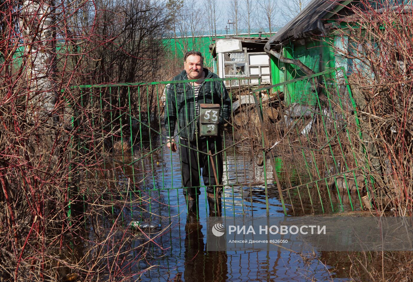 Подтопление домов в Ленинградской области | РИА Новости Медиабанк