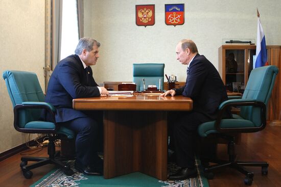 Рабочая поездка Владимира Путина в Мурманскую область