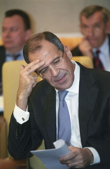 Министр Сергей Лавров