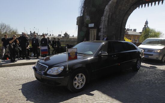 Президент России прибыл в Краков
