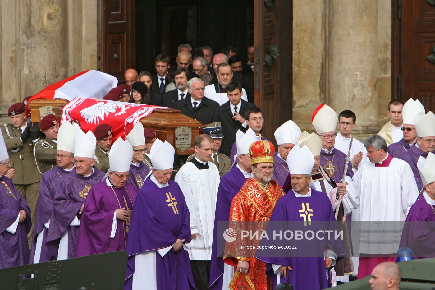 Похороны президента Польши прошли в Кракове