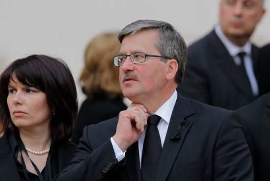 Похороны президента Польши и его супруги прошли в Кракове