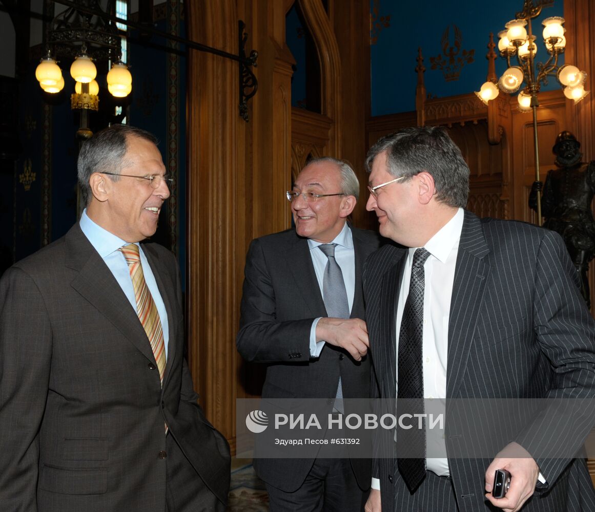 Встреча глав МИД РФ и Украины С.Лаврова и К.Грищенко