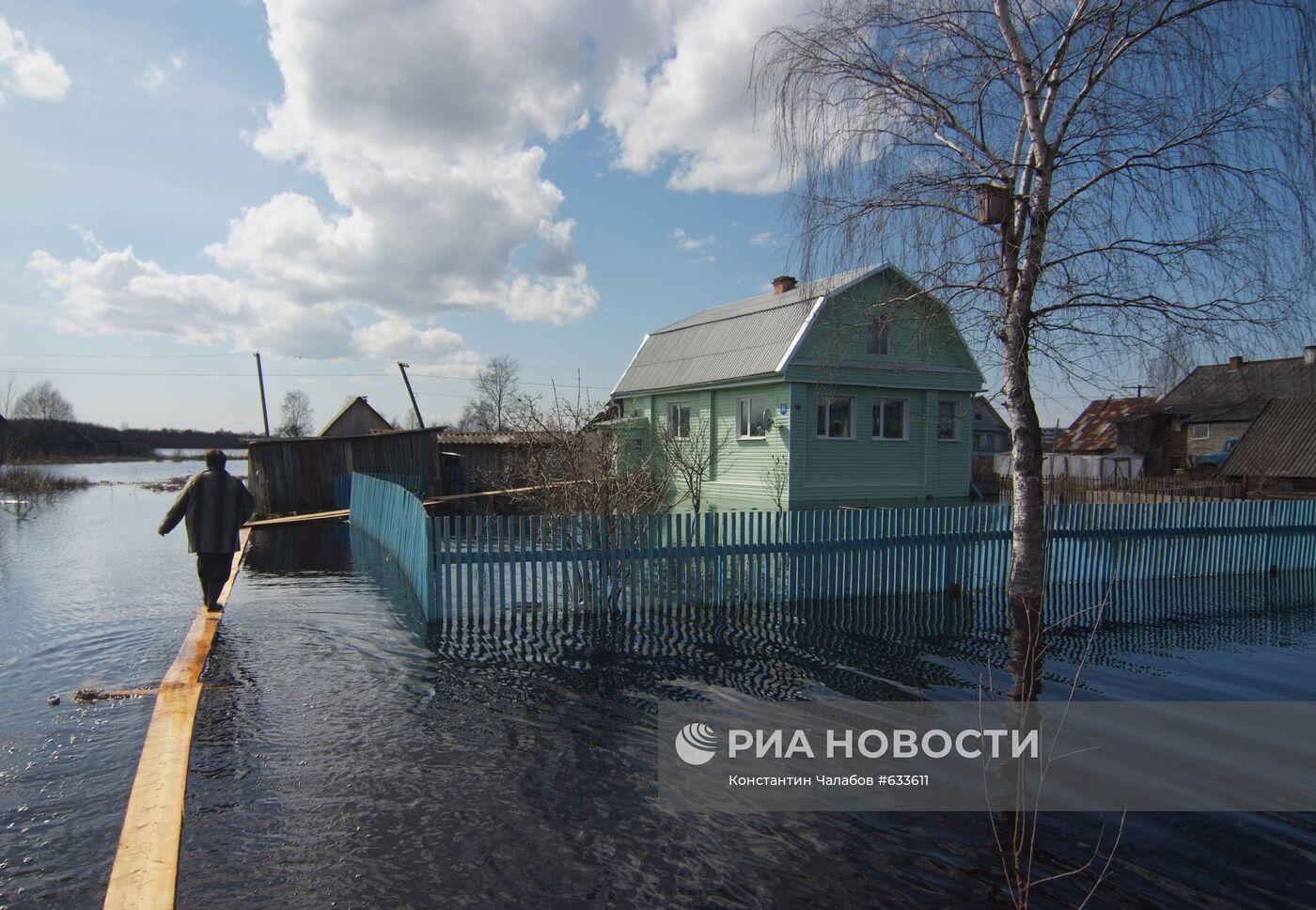 Подтопления в Новгородской области | РИА Новости Медиабанк