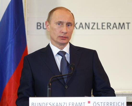 Рабочий визит Владимира Путина в Австрию