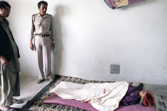 Жертва обстрела экстремистами города Кабул