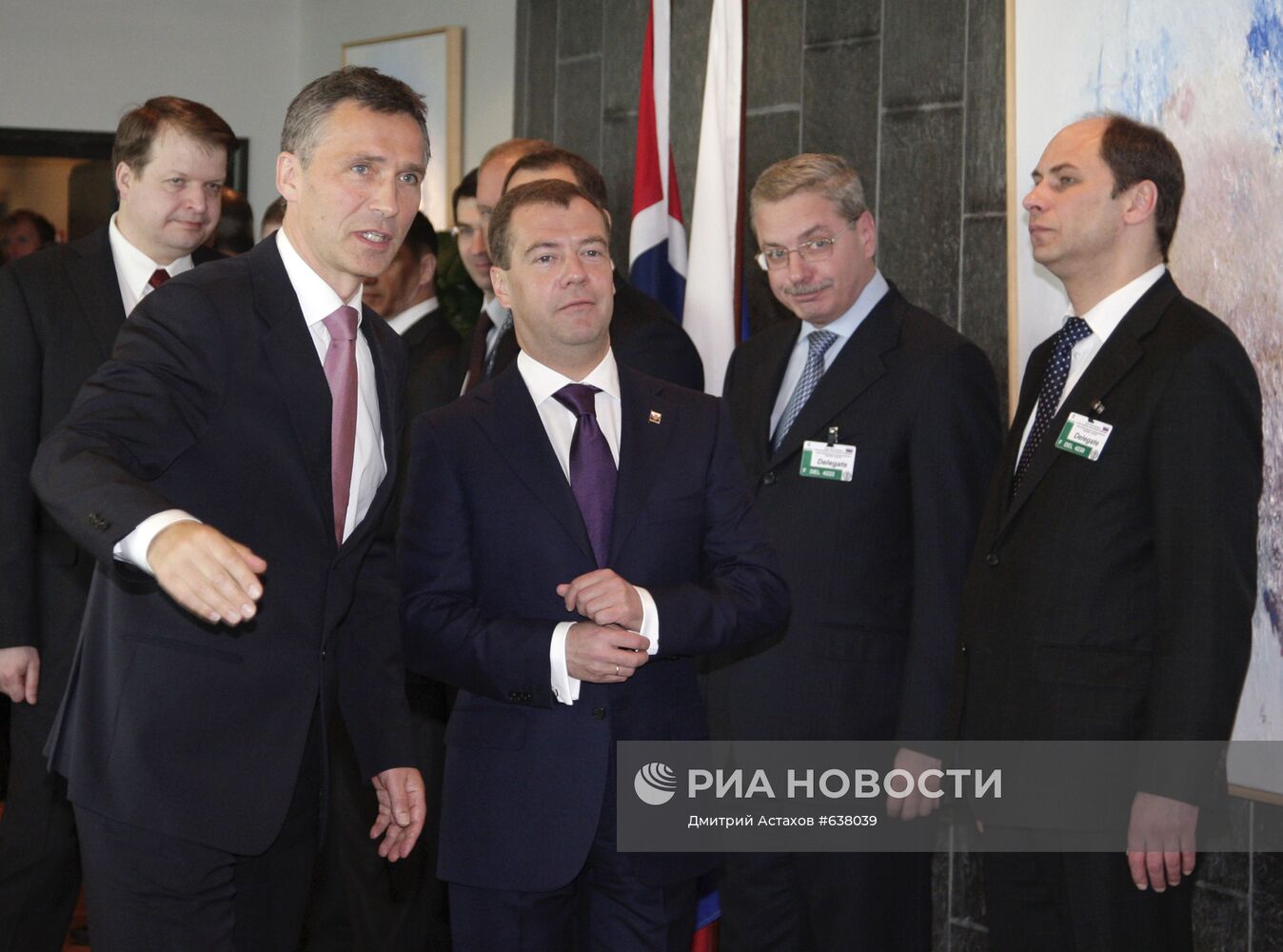 Госвизит президента РФ Д.Медведева в Норвегию. День второй