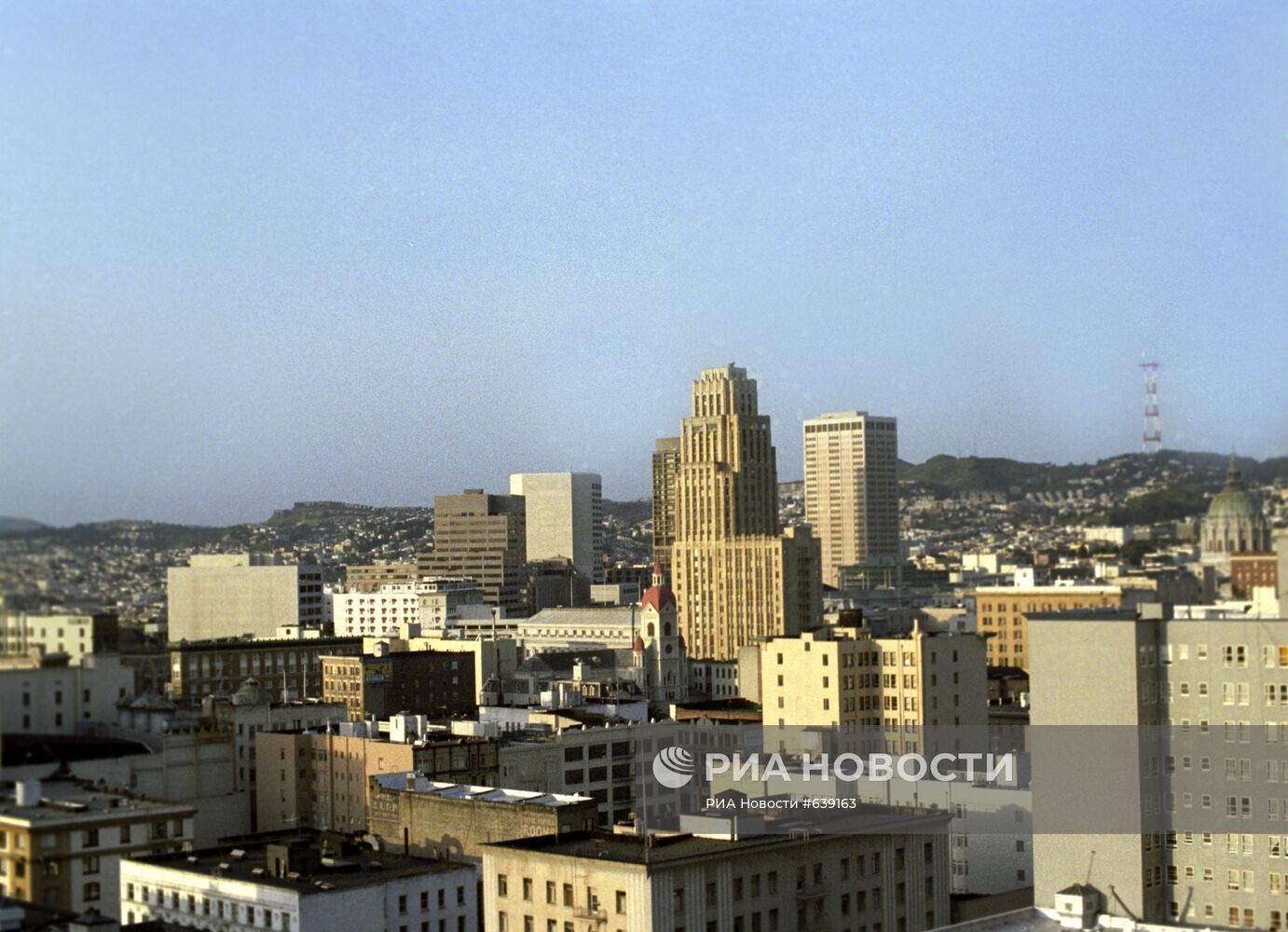 Вид на город Сан-Франциско