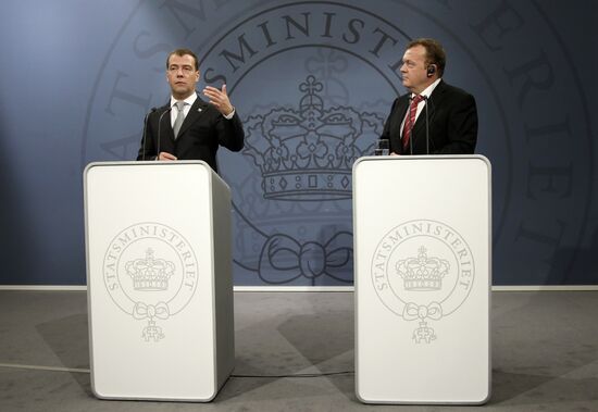 Визит Дмитрия Медведева в Данию